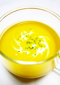 夏に！豆乳で作る☆かぼちゃの冷製スープ