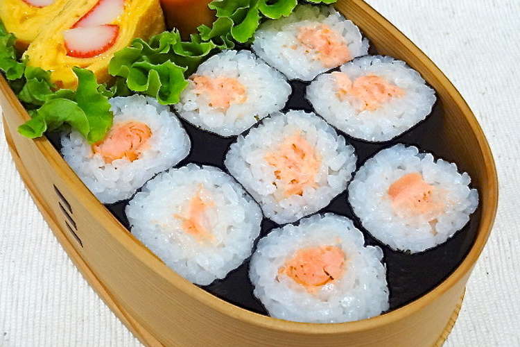 鮭とマヨネーズで海苔巻き お弁当 レシピ 作り方 By Yyyume クックパッド 簡単おいしいみんなのレシピが354万品