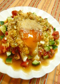 豆腐と卵の中華サラダ