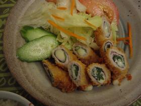 青じそとチーズの一口トンカツ