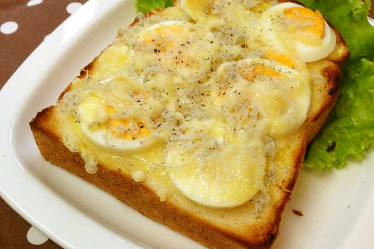 しらすとゆで卵のトースト レシピ 作り方 By ひぃこ クックパッド 簡単おいしいみんなのレシピが356万品