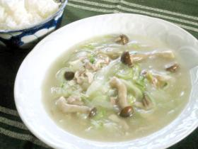 とろ～りあったか♪中華風白菜スープの画像