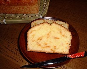 オレンジパウンドケーキ