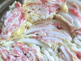 豚バラと白菜のミルフィーユ煮