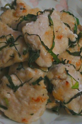 鶏胸肉のさっぱり大葉焼き