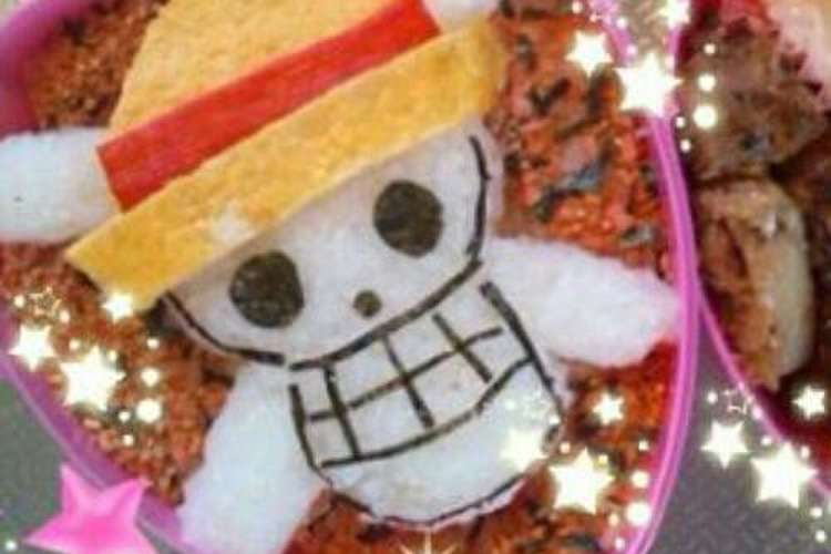 キャラ弁 ワンピース麦わら海賊団 レシピ 作り方 By ゆかあいえりん クックパッド