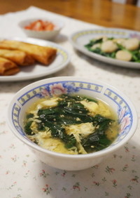 簡単＊モロヘイヤの中華スープ