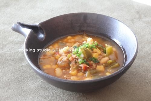 簡単☆具だくさん豆のスープ カレー風味 の画像