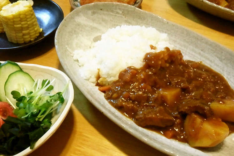 圧力 カレー 牛 鍋 すじ