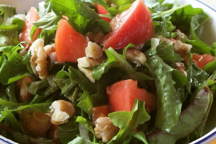 ルッコラ 玉ねぎドレで大人サラダ レシピ 作り方 By Meg115 クックパッド 簡単おいしいみんなのレシピが357万品