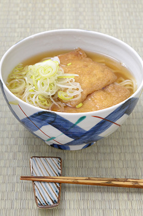 きつねうどん・油揚げのおあげ作り