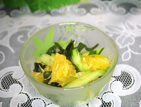 夏みかんと胡瓜の酢の物