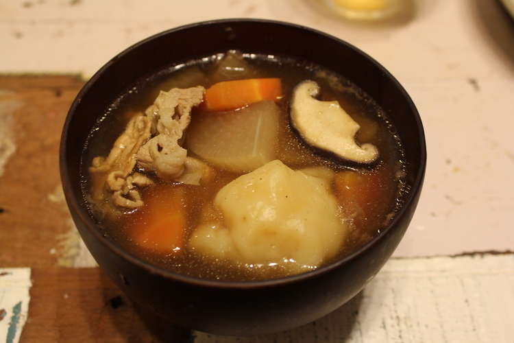 すいとん汁 レシピ 作り方 By オカザキッチン クックパッド