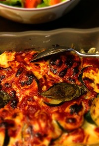 ズッキーニと夏野菜の簡単オーブン焼き