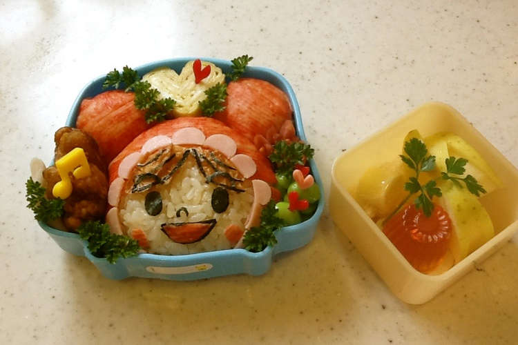 赤ちゃんまんのキャラ弁 レシピ 作り方 By あそりママ クックパッド