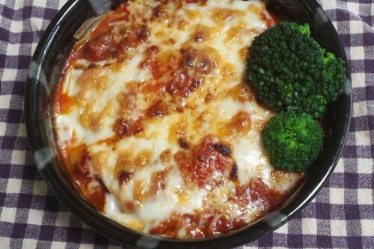 スライスポテトのミートソースチーズ焼き レシピ 作り方 By りなひなママン クックパッド 簡単おいしいみんなのレシピが360万品