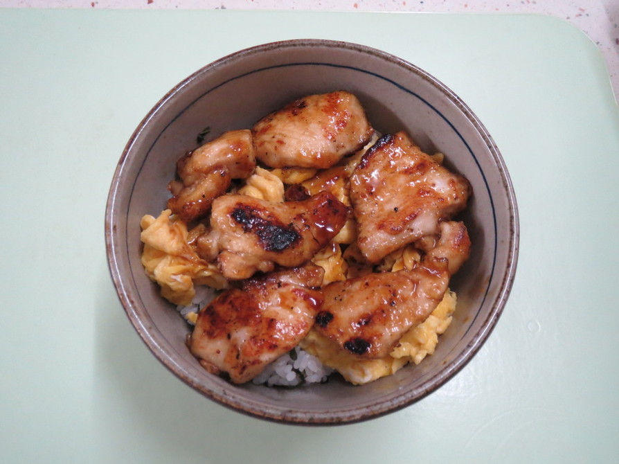 YU2ママてき鶏胸肉のくわ焼き丼の画像