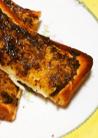 時短磯の香り漂ぅ海苔佃煮のバタートースト