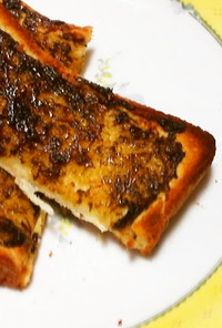 時短磯の香り漂ぅ海苔佃煮のバタートースト