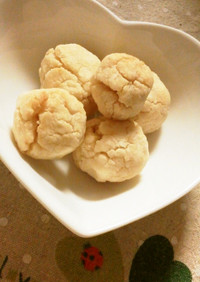 材料４つ★生おからの米粉ドーナツクッキー