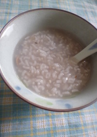 活力鍋で・おかゆ(16穀米入り)