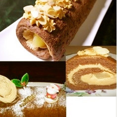 絶品♪ キャラメルクリーム☆ロールケーキ