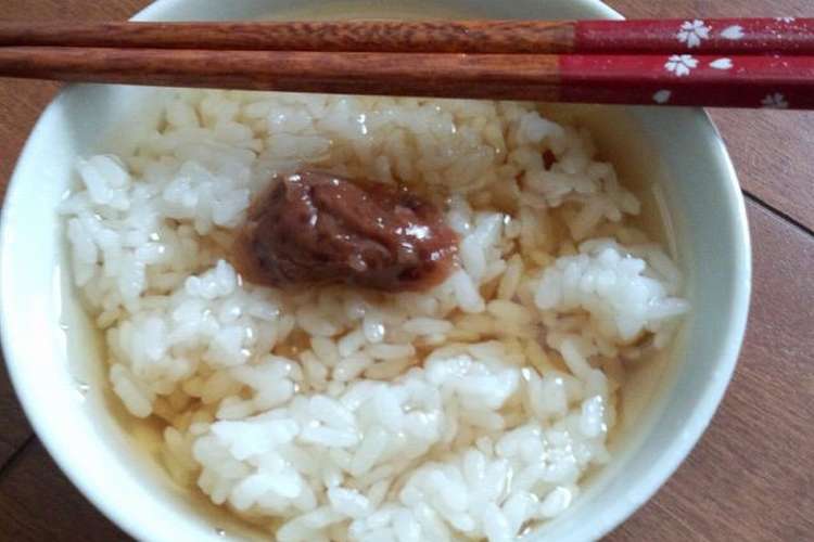 暑さで食欲がない時に 簡単碁石茶お茶漬け レシピ 作り方 By ﾄｻｶｾﾞちゃん クックパッド 簡単おいしいみんなのレシピが350万品