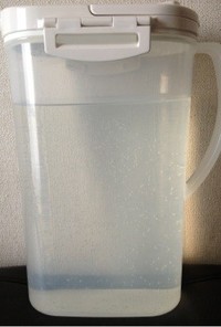 家族で水分補給、2L 手作り 経口補水液