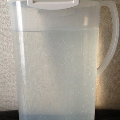 家族で水分補給、2L 手作り 経口補水液