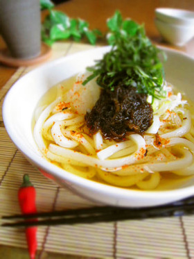 ★もずく+大根おろしの冷たいうどん★
