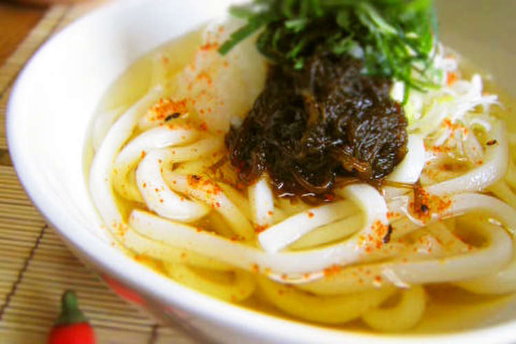 ほっこり簡単もずくうどん レシピ 作り方 By へちこへこ クックパッド