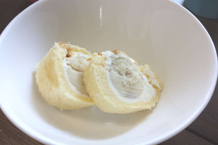 アイス ケーキ まるごとバナナの食べ方 レシピ 作り方 By らんらんmama クックパッド