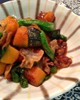 豚肉と南瓜とししとうの甘辛炒め