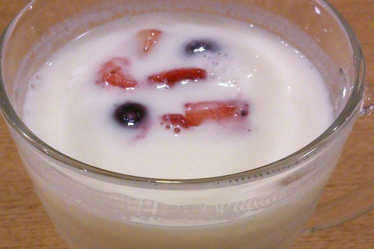 牛乳とレモンで 飲むヨーグルト レシピ 作り方 By Chanomaru クックパッド 簡単おいしいみんなのレシピが357万品