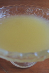 微炭酸オレンジジュースの簡単ゼリー