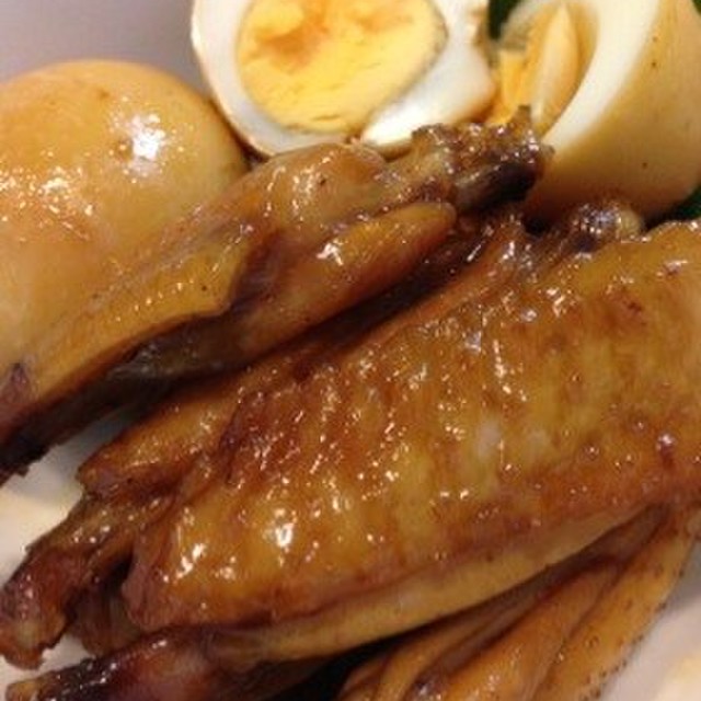 鶏手羽中とゆで卵の照り煮 レシピ 作り方 By みほみほまま クックパッド
