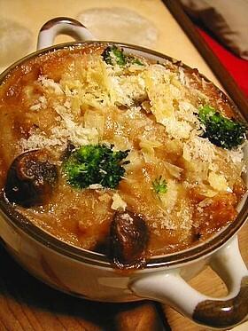 鶏肉としめじの和風ドリア