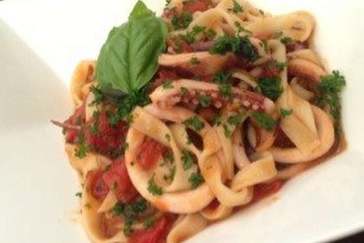 フレッシュトマトとスルメイカのパスタ レシピ 作り方 By 大島さん クックパッド 簡単おいしいみんなのレシピが352万品