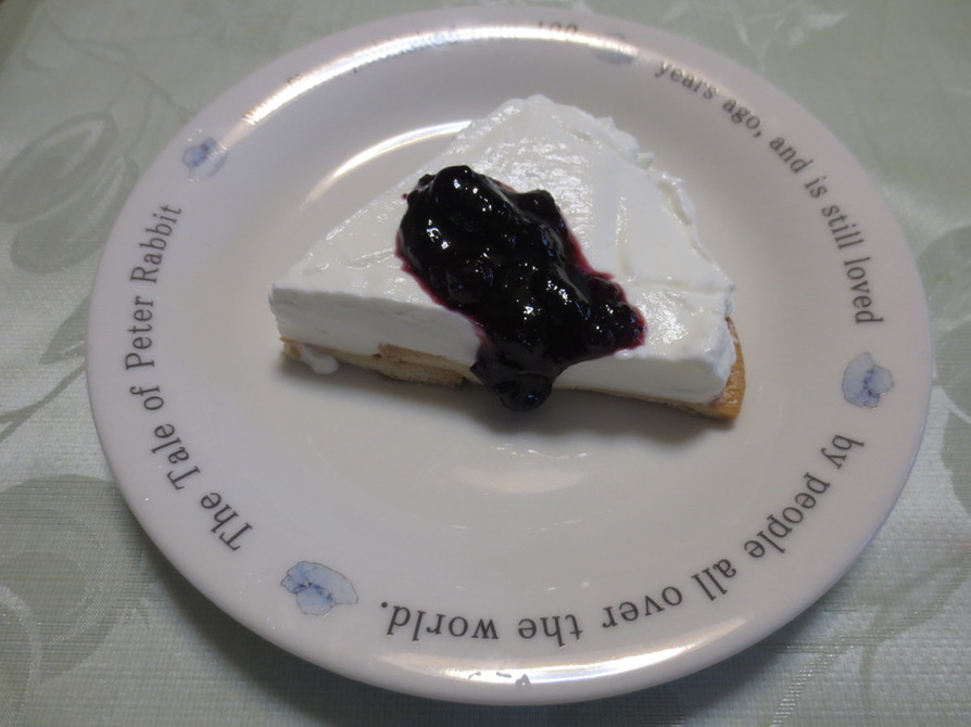 3つで簡単　レアチーズ風ヨーグルトケーキの画像