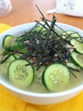 簡単!缶詰で冷や汁風ごはん♡