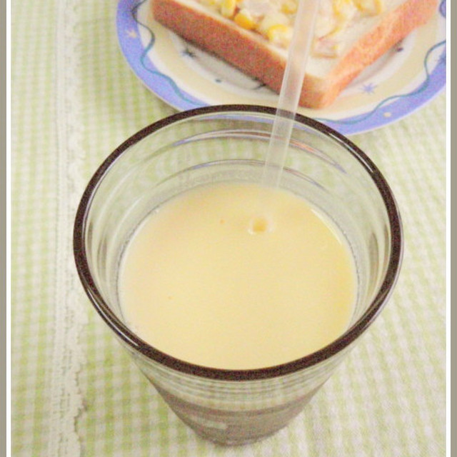 オレンジジュースと豆乳のドリンク レシピ 作り方 By Yumyum0618 クックパッド 簡単おいしいみんなのレシピが354万品