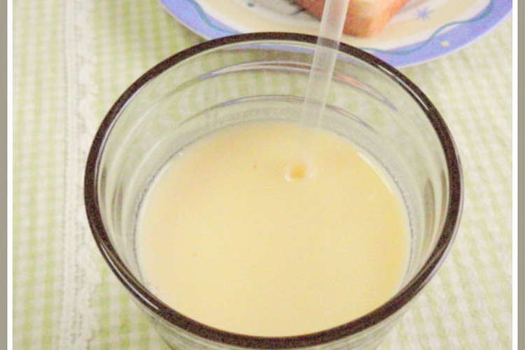 オレンジジュースと豆乳のドリンク レシピ 作り方 By Yumyum0618 クックパッド 簡単おいしいみんなのレシピが360万品