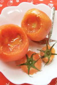 トマトのヘタを安全にとれるレシピ♡