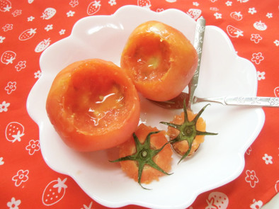 トマトのヘタを安全にとれるレシピ♡の写真