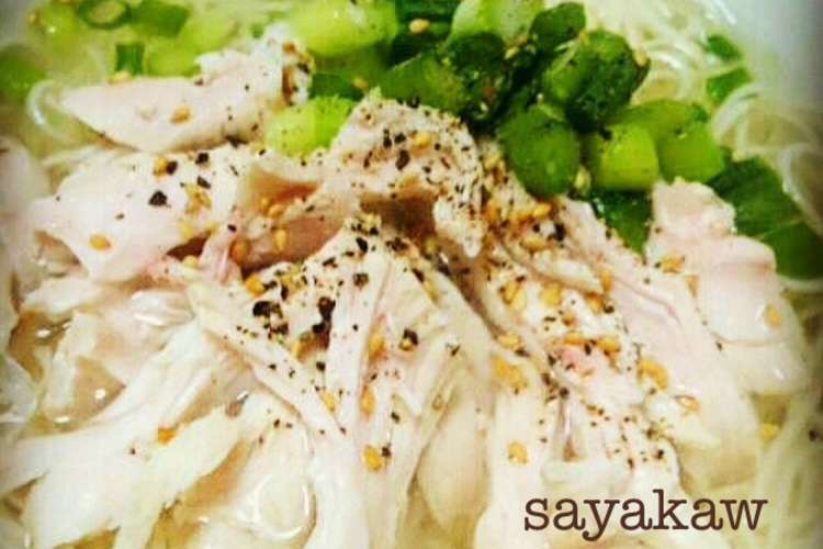 美味しい 簡単 鶏白湯にゅうめん レシピ 作り方 By Sayakaw クックパッド