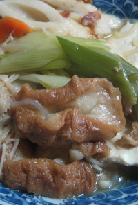 仙台麩の肉豆腐ふう煮物