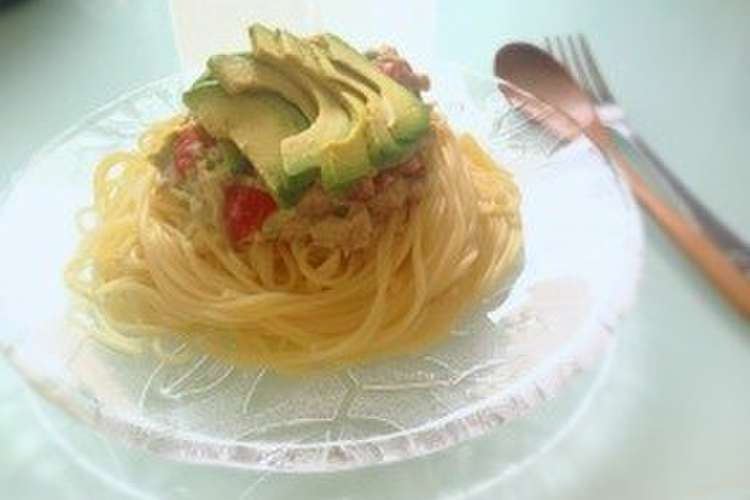 めんつゆマヨの冷製パスタ アボカド和え レシピ 作り方 By Nar24 St クックパッド 簡単おいしいみんなのレシピが358万品