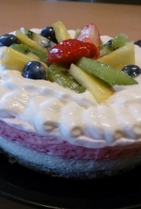 レアチーズ＆ベリームースケーキ♡
