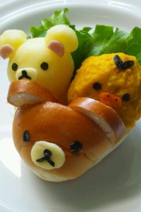 リラックマロールパン