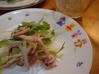 イカのマリネサラダ梅酒風味の画像